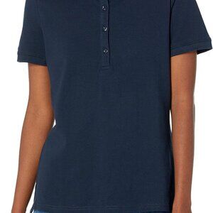Women's Short-Sleeve Polo Shirt Available in Plus Size